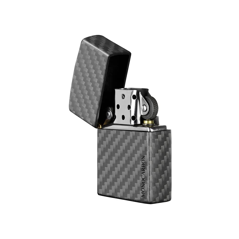MONOCARBON Real Carbon Fiber Lighter Case [only Outside case] Slim
